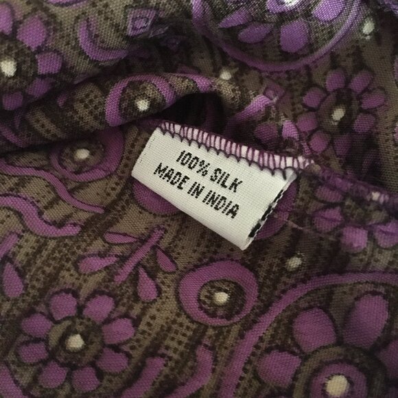 100% Silk Fairy Grunge OAK Babydoll Tank Top - Medium - Picture 12 of 16